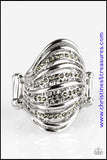 Ride The Waves - Silver Ring ~ Paparazzi