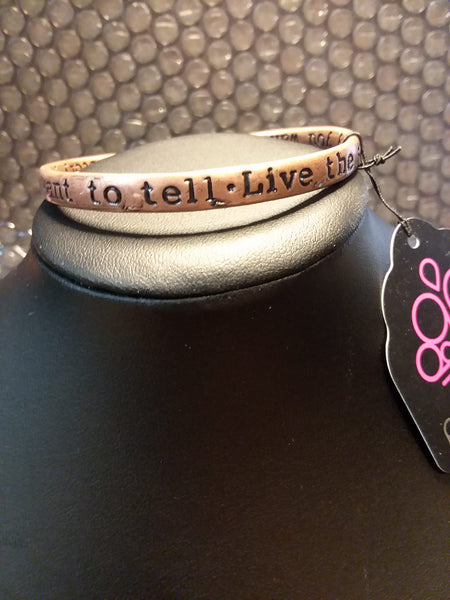 Live The Story - Copper Bangle ❤️ Paparazzi