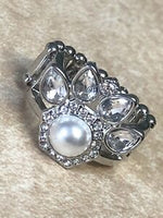 Crown Coronation - White Ring ~ Paparazzi Life Of The Party