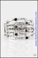 Scale Up - Black Ring ~ Paparazzi