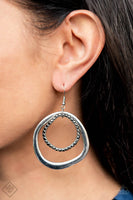 Spinning With Sass - Silver Earrings ~ Paparazzi Fashion Fix