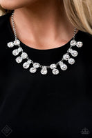 Top Dollar Twinkle - White Necklace ~ Paparazzi Fashion Fix