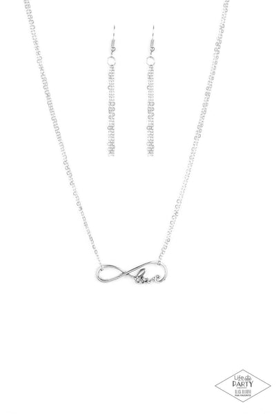 We Found Love - Silver Necklace ~ Paparazzi
