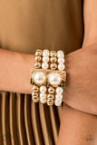 Wealth-Conscious - Gold Bracelet ~ Paparazzi Fashion Fix