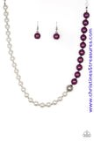 5Th Avenue A-Lister - Purple Necklace ~ Paparazzi