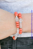 A Midsummer Nights Gleam - Orange Bracelets ~ Paparazzi