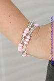 A Midsummer Nights Gleam - Pink Bracelet ~ Paparazzi Bracelets