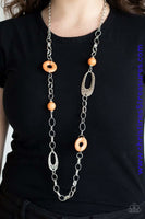 Artisan Artifact - Orange Necklace ~ Paparazzi