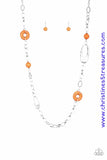 Artisan Artifact - Orange Necklace ~ Paparazzi