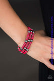 Barcelona Ball - Pink Bracelet ~ Paparazzi Bracelets