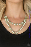 Beauty Shop Fashion - Green Necklace ~ Paparazzi