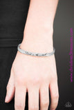 Blessed Is The One Who Trusts - Silver Cuff ~ Paparazzi Inspirational