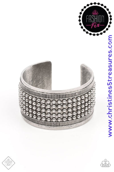 Bronco Bust - Silver Bracelet ~ Paparazzi Fashion Fix