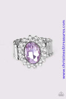 Castle Chic - Purple Ring ~ Paparazzi Rings