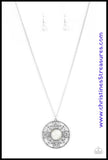 Celestial Compass - White Necklace ❤️ Paparazzi