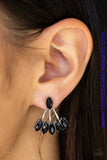 Chicly Carnivalesque - Black Earrings ~ Paparazzi