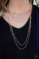 Chicly Casual - Copper Necklace ~ Paparazzi