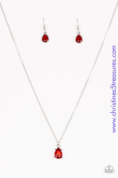 Classy Classicist - Red Necklace ~ Paparazzi