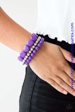 Color Venture - Purple Bracelets ~ Paparazzi