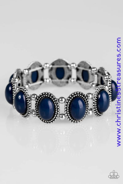 Colorful Carnivals - Blue Bracelet ~ Paparazzi Bracelets