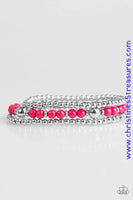 Colorfully Classy - Pink Bracelet ~ Paparazzi Bracelets