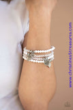Colorfully Cupid - White Bracelet ~ Paparazzi Bracelets