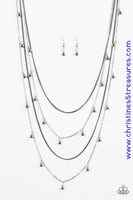Come Out And Slay - Silver Necklace ~ Paparazzi