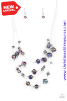 Cosmic Real Estate - Multi Necklace ~ Paparazzi