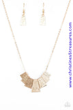 Cry Wolf - Gold Necklace ~ Paparazzi