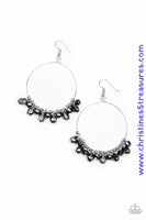 Crystal Collaboration - Blue Earrings ~ Paparazzi