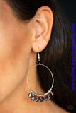 Crystal Collaboration - Purple Earrings ~ Paparazzi