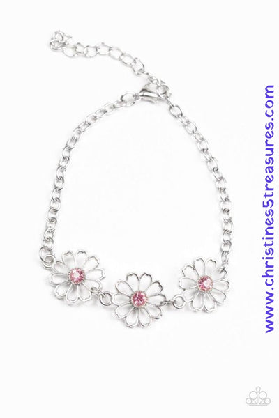 Dancing Daffodils - Pink Bracelet ~ Paparazzi Bracelets