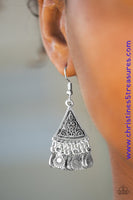 Dancing Drylands - Silver Earrings ~ Paparazzi
