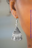 Dancing Drylands - Silver Earrings ~ Paparazzi