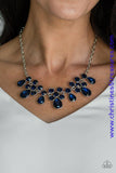 Debutante Drama - Blue Necklace ~ Paparazzi