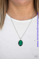 Definitely Duchess - Green Necklace ~ Paparazzi