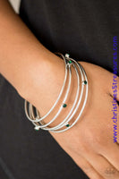 Delicate Decadence - Green Bangles ~ Paparazzi