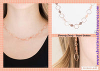 Demurely Dainty - Copper Necklace ~ Paparazzi
