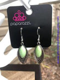 Desert Garden - Green Earrings ~ Paparazzi