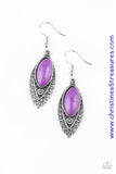 Desert Garden - Purple Earrings ~ Paparazzi