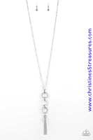 Diva In Diamonds - White Lanyard ~ Paparazzi