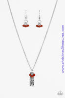 Dont Stop Believing - Red Necklace ~ Paparazzi Inspirational