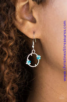 Double The Bubble - Blue Earrings ~ Paparazzi