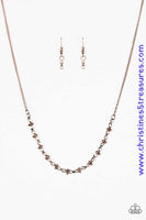 Dream A Little - Copper Necklace ~ Paparazzi