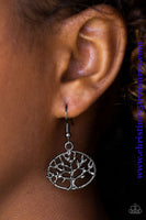 Dream Treehouse - Black Earrings ~ Paparazzi