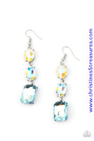 Dripping In Melodrama - Blue Earrings ~ Paparazzi