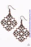 Elaborate Scheme - Copper Earrings ~ Paparazzi