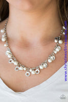 Elegant Ensemble - White Necklace ~ Paparazzi