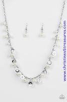 Elegant Ensemble - White Necklace ~ Paparazzi