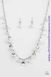 Elegant Ensemble - White Necklace ~ Paparazzi